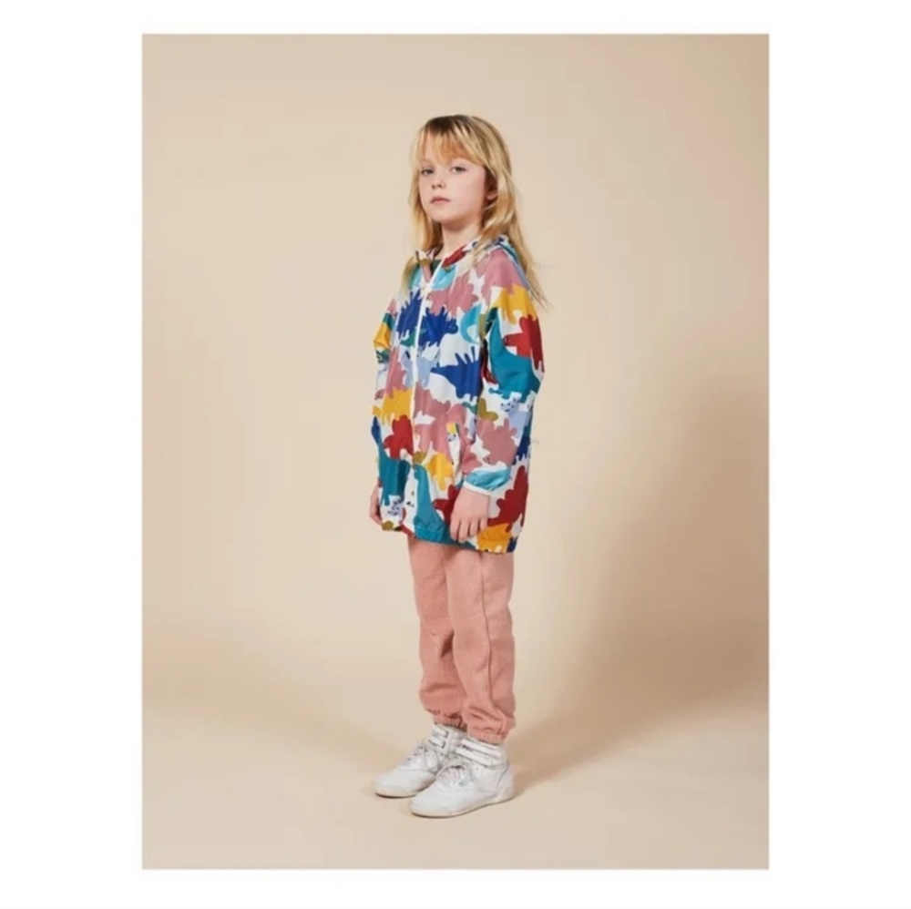 Dinos All Over Rain Jacket By Bobo Choses Size 10/11 Boy Or Girl - Picture 3 of 9